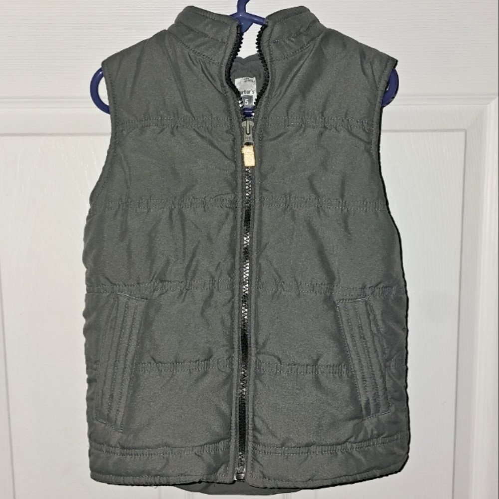 Carters Zip Front Puffer Vest